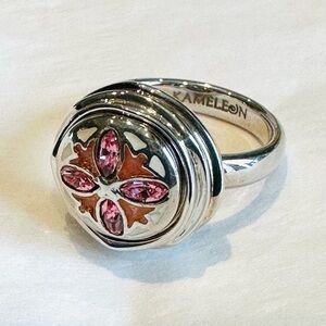 Kameleon Jewel Pop Sterling 925 Ring Coming Up Roses  KR048 NWT Ring only Size 6